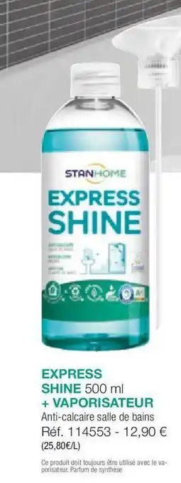 Stanhome Express shine + vaporisateur offre