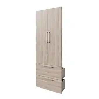 Kit de 2 portes avec 2 tiroirs h.226 cm pour pièces à vivre espace