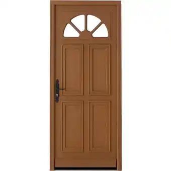 Lapeyre Porte d'entrée aumale bois exotique offre