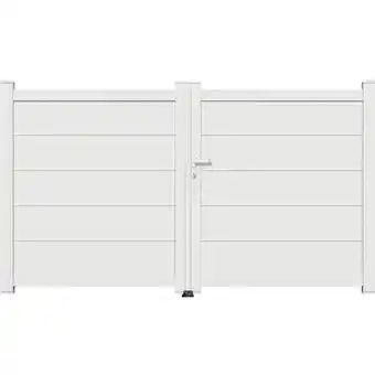 Portail battant aluminium ferrare