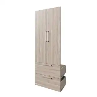 Lapeyre Kit de 2 portes avec 2 tiroirs h.203.5 cm pour dressing espace offre