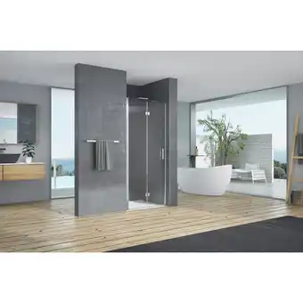 Lapeyre Porte de douche pliante marilou profilé aluminium offre