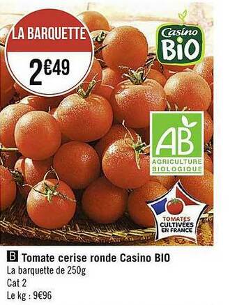 Tomate Cerise Ronde Casino Bio