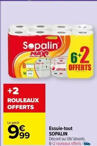Carrefour Market Essuie-tout sopalin offre