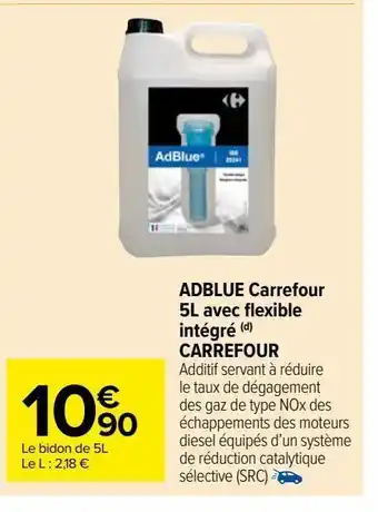 Carrefour Market Adblue carrefour 5l avec flexible intégré carrefour offre