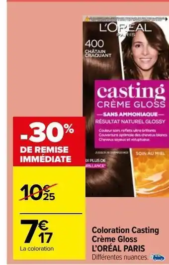 Coloration casting crĂšme gloss lâorĂ©al paris
