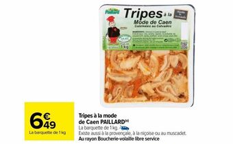 Carrefour Tripes à la mode de caen paillard offre