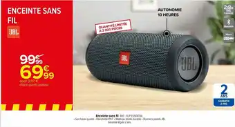 Carrefour Enceinte sans fil jbl offre