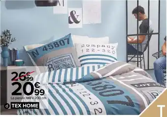 Carrefour Parure "indus" tex home offre