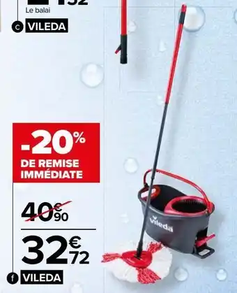 Carrefour Easywring and clean turbo vileda offre