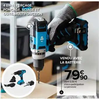 Carrefour Perceuse multi 4 en 1 20v avec batterie carrefour offre