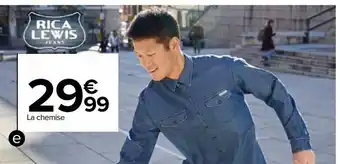 La chemise denim homme