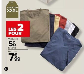 Carrefour Le t-shirt offre