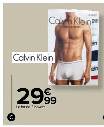 Carrefour Le lot de 3 boxers offre