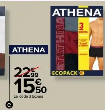 Carrefour Le lot de 3 boxers offre