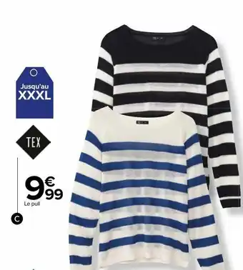 Carrefour Le pull offre