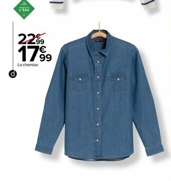 Carrefour La chemise offre