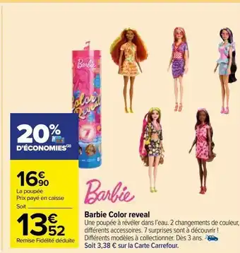 Barbie color reveal