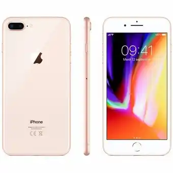 Rue du commerce Iphone 8 plus - 64 go - mq8n2zd/a - or offre
