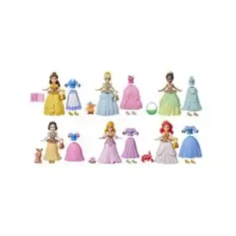 King Jouet 6 mini-poupées mannequins et tenues royales - disney princesses secret styles offre
