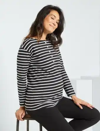 KIABI T-shirt grossesse col rond offre