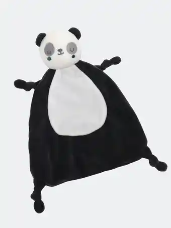 Doudou plat en forme de panda