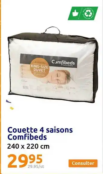 Action Couette 4 saisons comfibeds offre