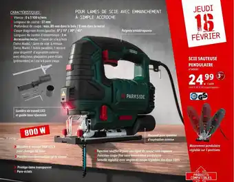 Lidl Parkside scie sauteuse pendulaire offre