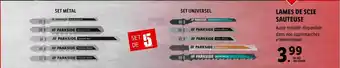 Lidl Lames de scie sauteuse offre