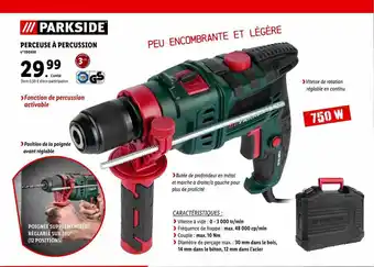 Lidl Perceuse à percussion parkside offre