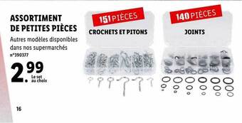Lidl Assortiment de petites pièces offre