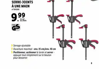 Lidl Serre-joints à une main offre