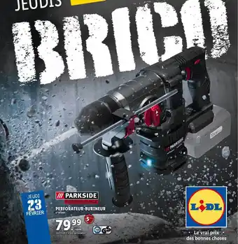 Lidl Perforateur-burineur parkside offre