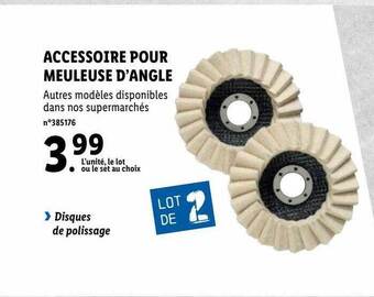 Lidl Accessoire pour meuleuse d'angle offre