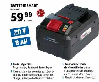 Lidl Batterie smart offre