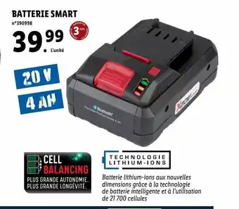 Lidl Batterie smart offre