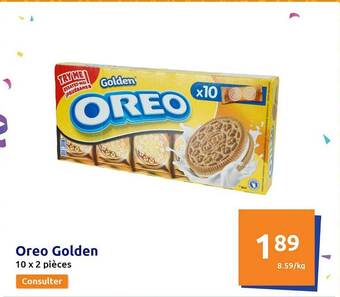 Action Oreo golden offre