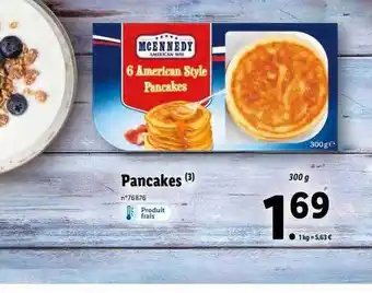 Lidl Mcennedy pancakes offre