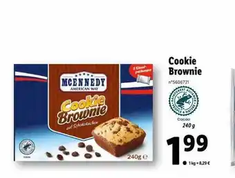 Lidl Mcennedy cookie brownie offre