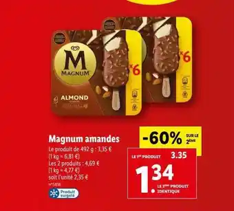 Lidl Magnum amandes offre