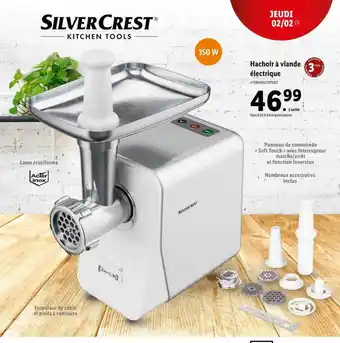 Lidl Silvercrest hachoir à viande électrique offre