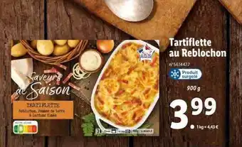 Tartiflette au reblochon