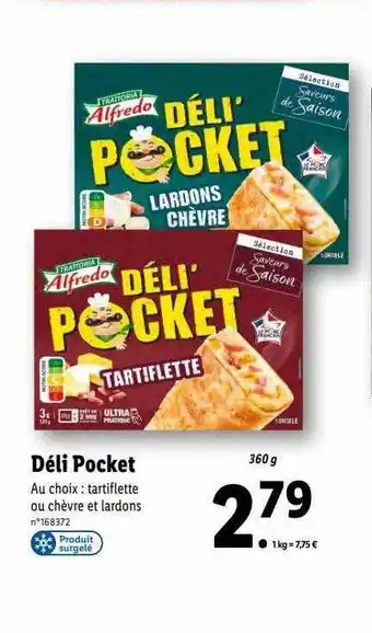 Lidl Déli pocket offre