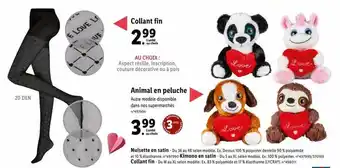 Lidl Animal en peluche offre