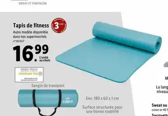 Lidl Tapis de fitness offre