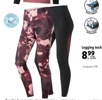 Lidl Legging technique offre