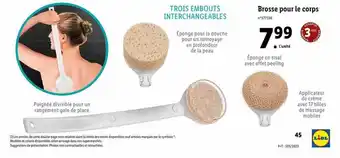 Lidl Brosse pour le corps offre