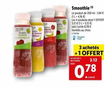 Lidl Smoothie offre