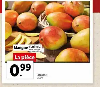 Lidl Mangue offre
