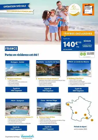 Vacancéole france